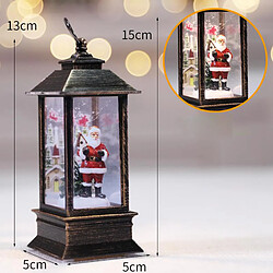 Avis 2x Glitter Portable Lantern LED Glow Accent Light Christmas Ornament Holiday