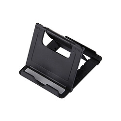 Wewoo Support Holder noir pour l'pour iPhone, Samsung, , Xiaomi, HTC et tout autre Smartphone, comprimés universel pliable de mini de téléphone, taille: 8.3 x 7.1 x 0.7 cm,