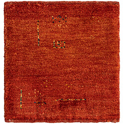 Vidal Tapis de laine 50x45 rouge Gabbeh