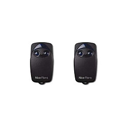 Pack de 2 Télécommandes NICE FLO2R-S 433mhz rolling code