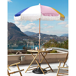 Beliani Parasol de jardin d 150 cm multicolore MONDELLO