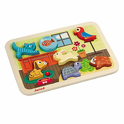 Acheter Puzzle en bois Chunky Animaux domestiques 7 pièces - Janod