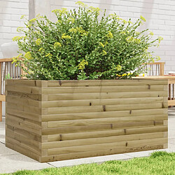 vidaXL Jardinière 90x60x46 cm bois de pin imprégné