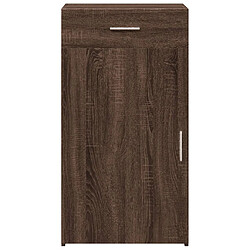 Avis vidaXL Buffet chêne marron 50x42,5x93 cm bois d'ingénierie