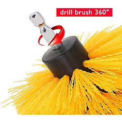 Avis INF Brosses à récurer pour perceuse/visseuse Jaune 8 pièces