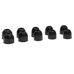 vhbw 7 Paires dembouts d'oreillettes compatible avec Sony WF-1000XM3 écouteurs sans-fil - Noir / blanc, silicone, doux