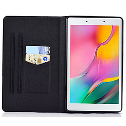 Etui en PU fermoir magnétique avec support et porte-carte pour Samsung Galaxy Tab A 8.0 (2019) SM-T290 (Wi-Fi)/SM-T295 (LTE) - Expression faciale