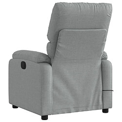 Acheter Maison Chic Fauteuil Relax pour salon, Fauteuil de massage inclinable électrique gris clair tissu -GKD53351