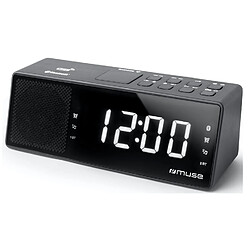 Radio-réveil double alarme noir - m172bt - MUSE 