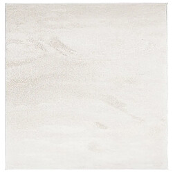 vidaXL Tapis OVIEDO à poils courts beige 160x160 cm