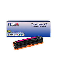 T3AZUR - Toner compatible avec HP Color LaserJet Pro MFP M282nw M283cdw M283fdn M283fdw W2213X (207X) Magenta avec puce