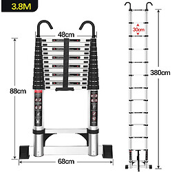 Échelle Télescopique 3.8M