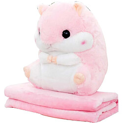 Universal Jouet animal en peluche mignon hamster en peluche avec couverture