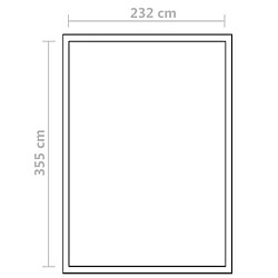 vidaXL Serre renforcée en aluminium avec cadre de base 9,025 m² pas cher