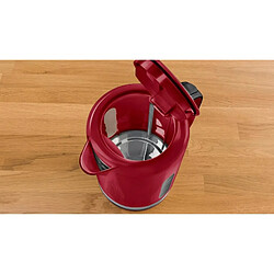 Bouilloire BOSCH TWK6A514 Rouge Gris plástico,acero inoxidable 2200 W 1,7 L pas cher