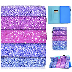 Wewoo Housse Coque Étui en cuir PU avec motif coloré et dessin et fonction Veille / Réveil pour Galaxy Tab S5e 10.5 / T720 / T725 Quicksand couleur