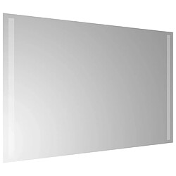 Avis Maison Chic Miroir à LED,Miroir Lumineux LED pour salle de bain,Miroir decoration 50x80 cm -MN15107