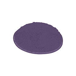 80cm Zone Shaggy Tapis Tapis De Chambre Tapis De Sol Anti-dérapant Pelucheux Violet Foncé