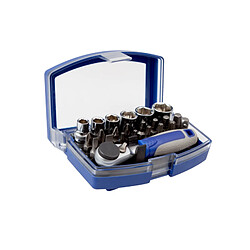 Irimo - Mini coffret à cliquet 1/4" avec embouts et douilles 6 pans 23 pcs - 109-23-4