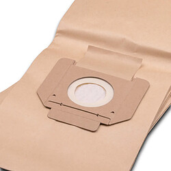 vhbw 5 sacs papier compatible avec Kärcher NT 48/1, 65/2, 70/3, 82/1, NT 72/2 aspirateur