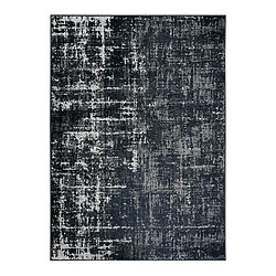 Thedecofactory STELLE - Tapis effet patiné vintage gris/noir 120x170