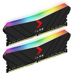 PNY XLR8 Gaming EPIC-X RGB Mémoire PC 16Go (2x 8Go) DDR4 4000MHz CL18 288-pin DIMM Noir