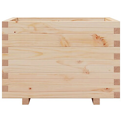 Acheter vidaXL Jardinière 70x70x49,5 cm bois de pin massif