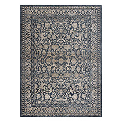 RUGSX Tapis NAIN Ornement vintage 7557 51944 beige bleu foncé 200x300 cm