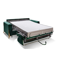 Avis Inside 75 Canapé convertible express 140 ONTARIO sommier métal matelas 20 cm velours Velluto noir