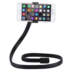 Wewoo Support Holder noir pour iPad, iPhone, Galaxy, Huawei, Xiaomi, LG, HTC et autres smartphone Porte-clip flexible avec base de serrage,