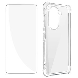 Avizar Pack Protection Asus Zenfone 10 et Zenfone 9 Coque Renforcée + Verre Trempé