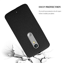 Avis Cadorabo Coque Motorola MOTO X PLAY Etui en Noir