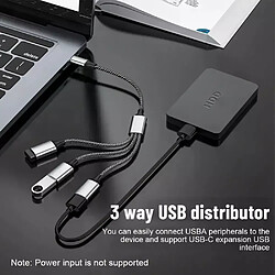 Acheter Cfsyls Adaptateur multi-répartiteur USB vers 3 USB 2.0 HUB double 4 ports