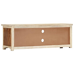 Acheter Maison Chic Meuble TV scandinave - Banc TV pour salon 120 x 30 x 40 cm Bois de récupération massif -MN35700