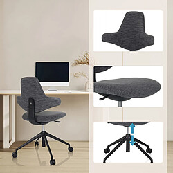 Avis Chaise de bureau / siège-selle de cheval PALIANO gris hjh OFFICE