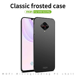 Wewoo Coque For vivo V17 / Y9s Frosted PC Ultra-thin Hard Case Black