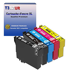 T3Azur 5x Cartouches compatibles Epson 604 XL pour Epson Expression Home XP-2200, XP-2205, XP-3200, XP-3205, XP-4200