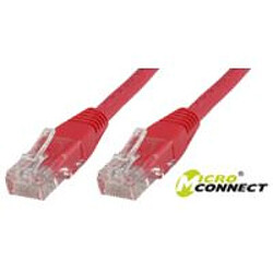 Disney U/UTP CAT5e 0.5M Red PVC Unshielded Network Cable, PVC, 4x2xAWG 26 CCA