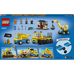 LEGO 60391 Les camions de chantier et la grue à boule de démolition