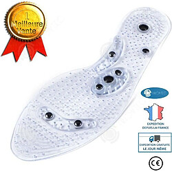 Tech Discount INN® Semelles magnétiques anti douleurs, anti transpirant pour perte de poids et le massage, semelles de santé pour hommes et femmes