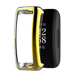 Coque en TPU électroplaqué, anti-rayures pour votre Fitbit Inspire 3 - or