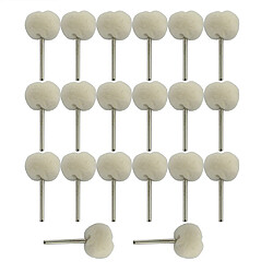 Acheter 20pcs Polissage Tampon Lustreur Roue pour Accessoire Outil Rotatif