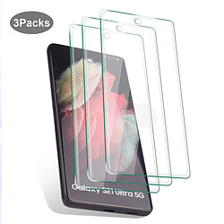 Platyne Pack De 3 Verres Trempes Pour Galaxy S21 Ultra 5g