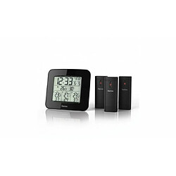 Hama 186311 Wetterstation EWS-Trio mit drei Sensoren schwarz