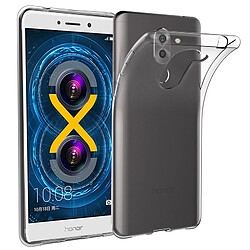 Xeptio Honor 6X PRO 4G - Coque gel TPU arrière transparente AntiShock