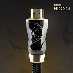 Avis Duronic HDC04 / 3 m Câble HDMI dernière génération 2.0 | 3 mètres | Tête en métal et connecteurs en plaqué Or 24K | Permet la Transmission Rapide de Signal 3D 4K 2160p | Ethernet