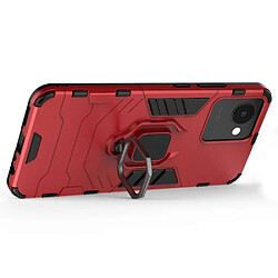 Avis Htdmobiles Coque pour Realme C30 / Narzo 50i Prime - housse etui rigide anti choc + verre trempe - ROUGE