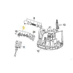 BOITIER DE COMMANDE REP 9 POUR PETIT ELECTROMENAGER KARCHER - 90126460