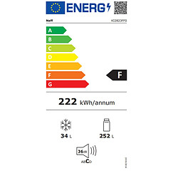 Réfrigérateur 1 porte intégrable à pantographe 286l - KI2823DD0 - NEFF