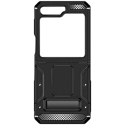 Avizar Coque Antichoc pour Samsung Z Flip 5 Anti-chutes 3m Béquille Defender Noir